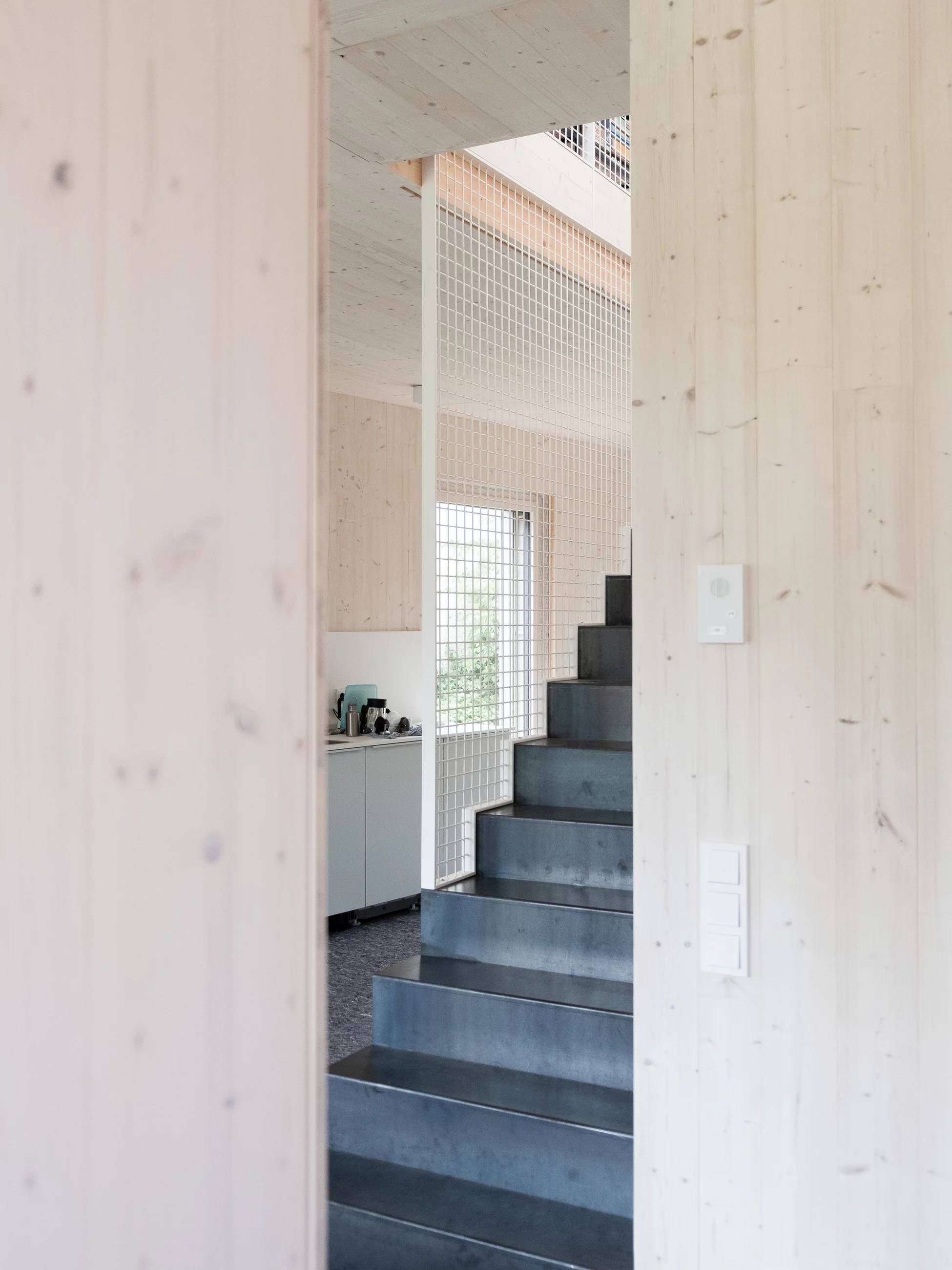 Innenraum mit Treppe Marhoffer Wohnbau