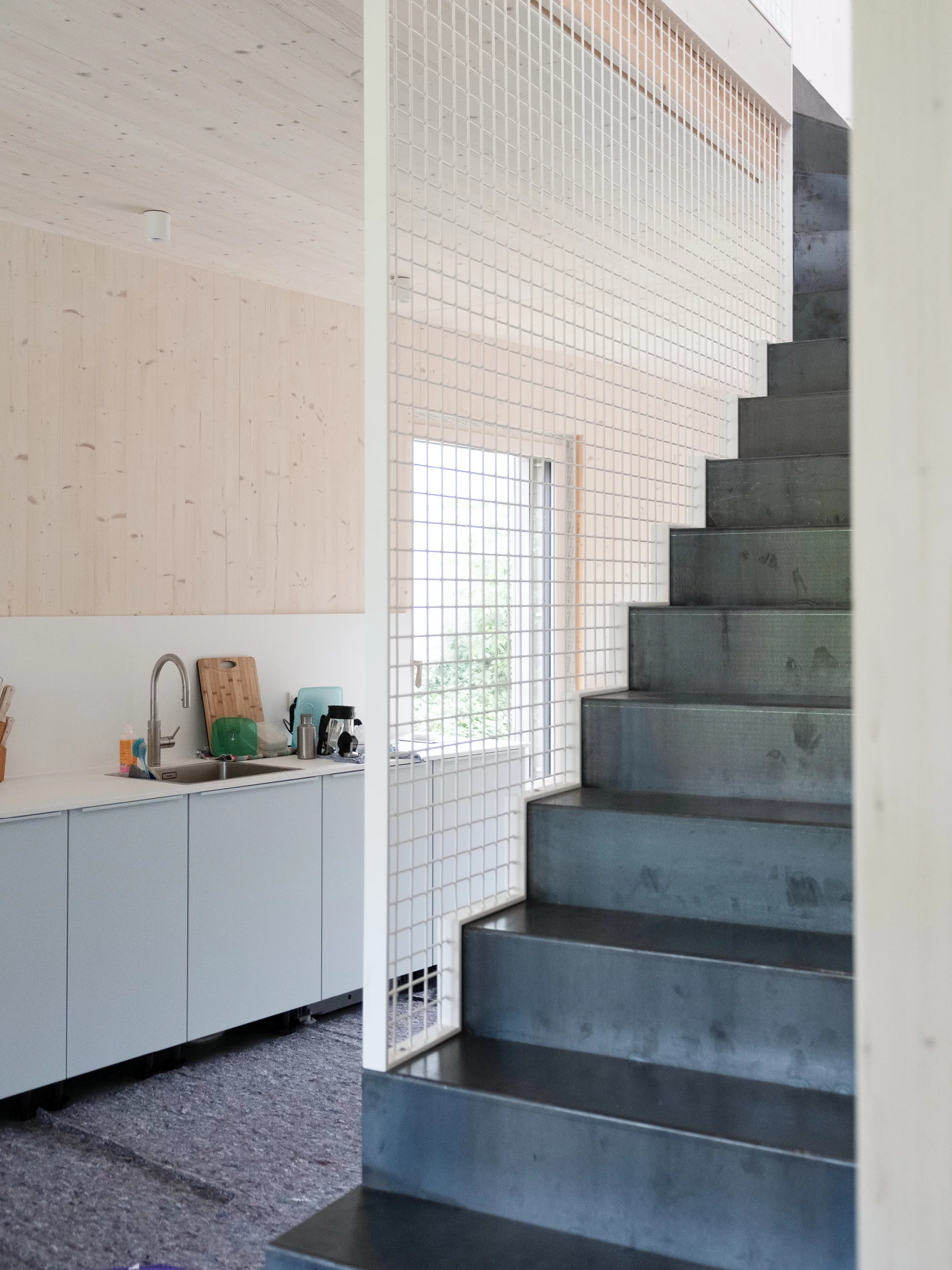 Innenraum mit Treppe Marhoffer Wohnbau