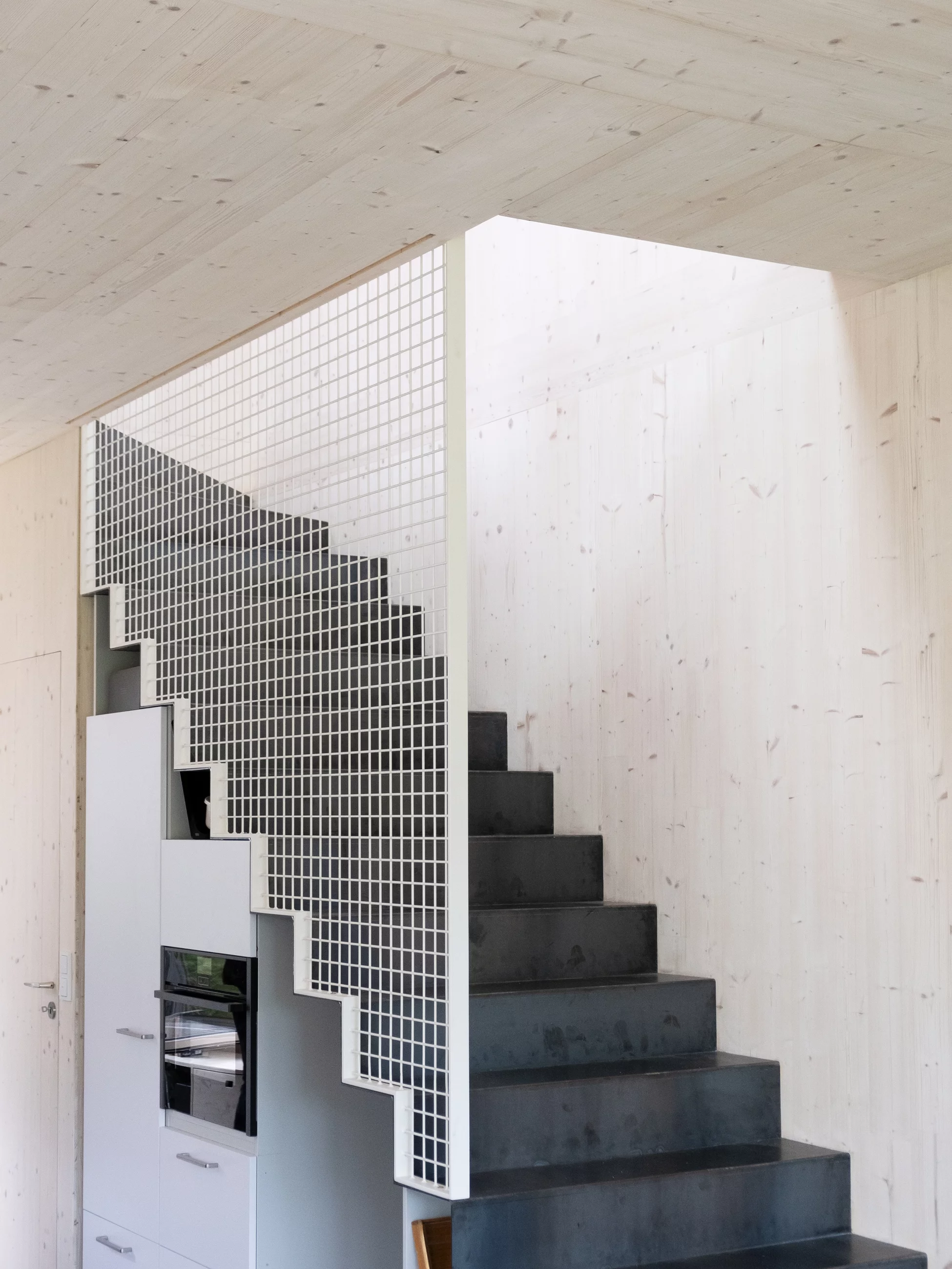 Innenraum mit Treppe Marhoffer Wohnbau