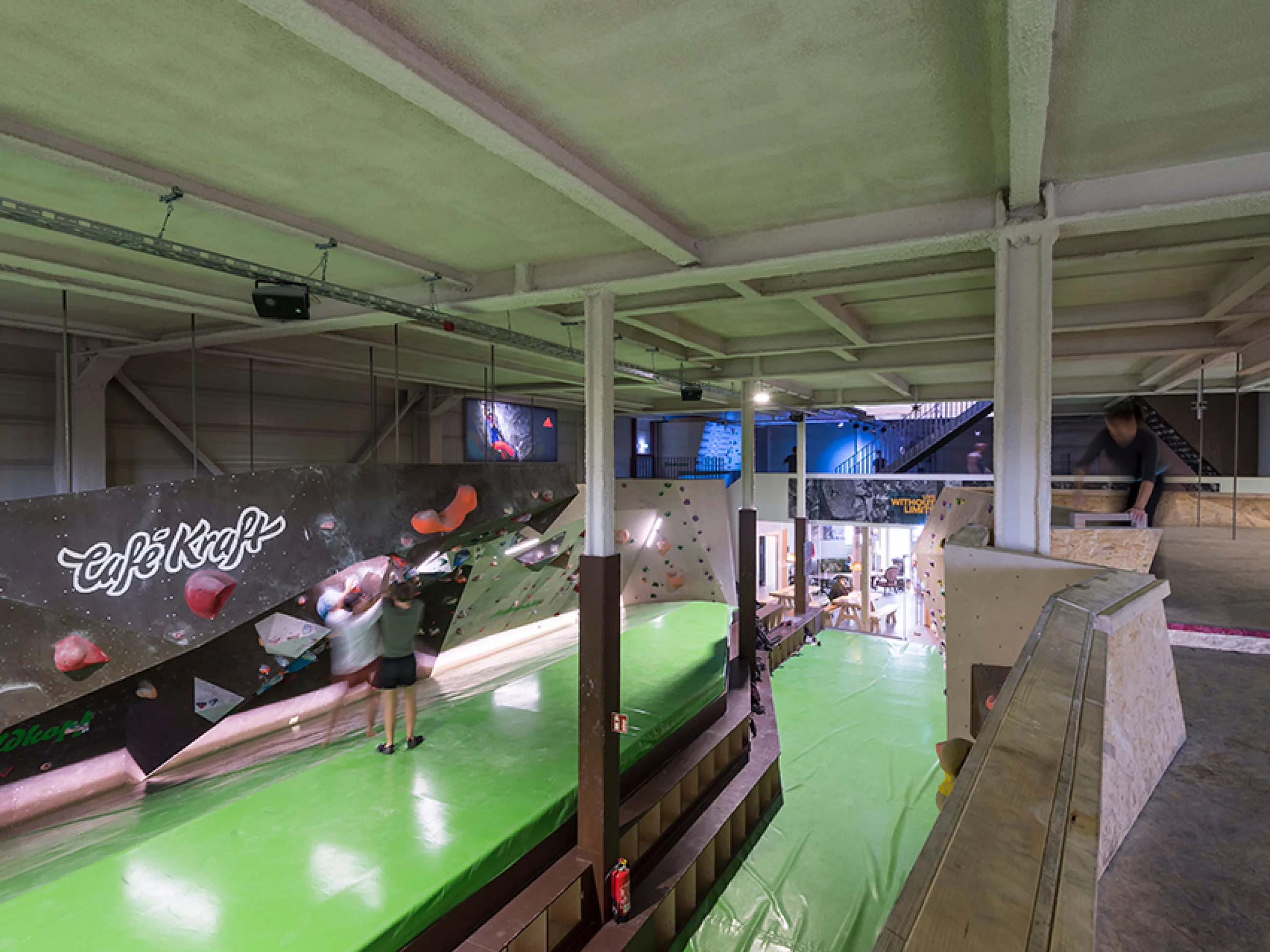 Boulderhalle Kletterbereich