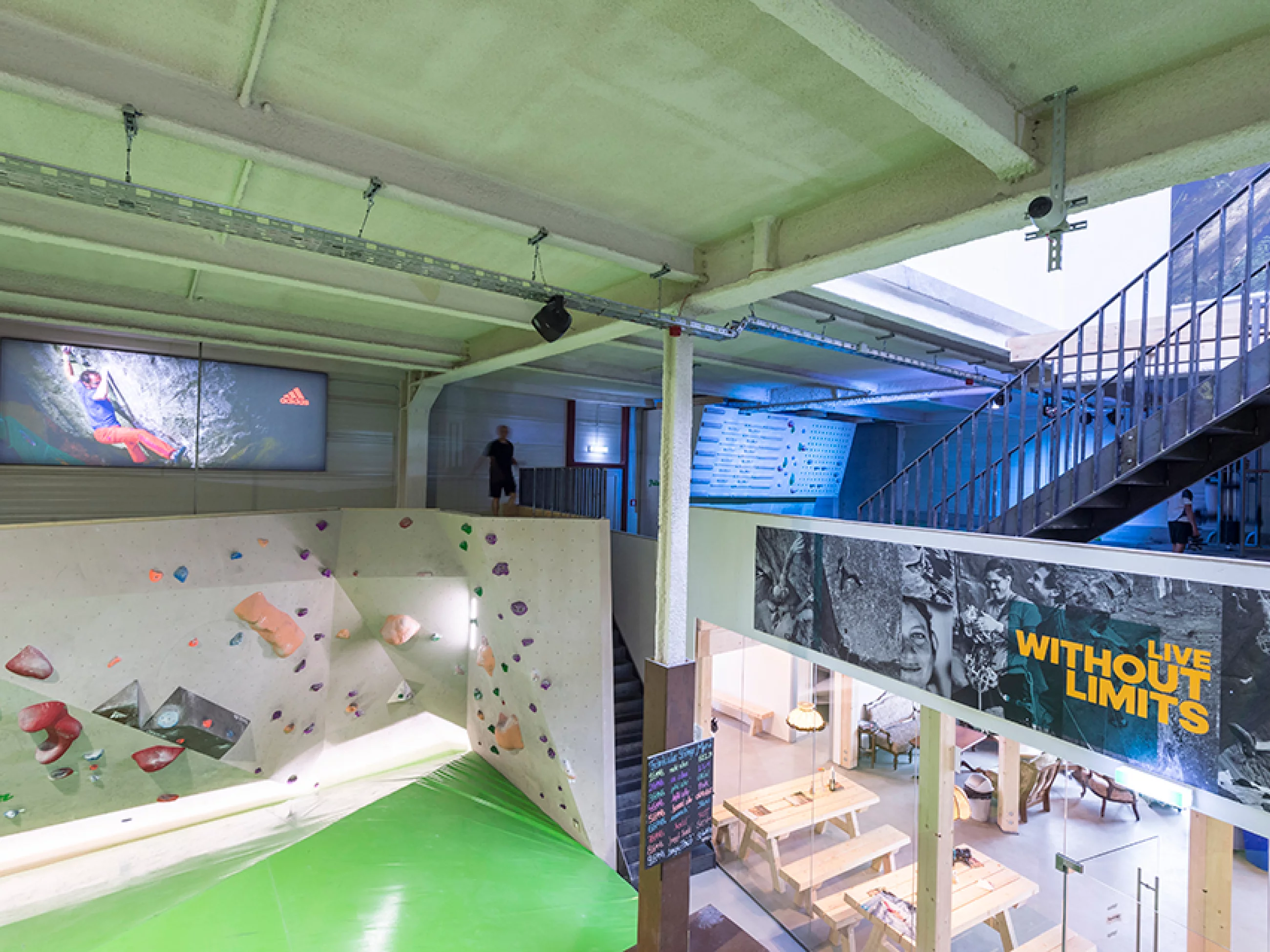 Boulderhalle Kletterbereich