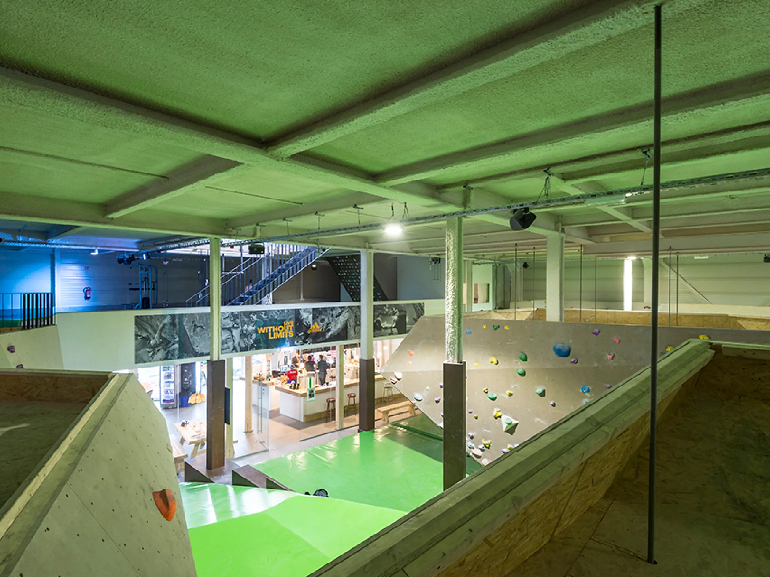 Boulderhalle Kletterbereich